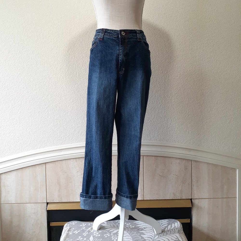 KiKit Cuffed Cropped Jeans